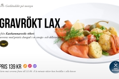 Gravrökt lax